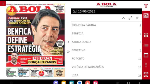 A BOLA – Edição Digital screenshot