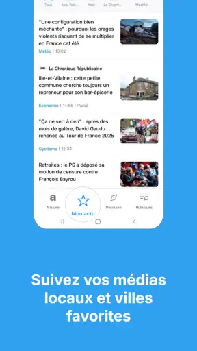 Actu screenshot
