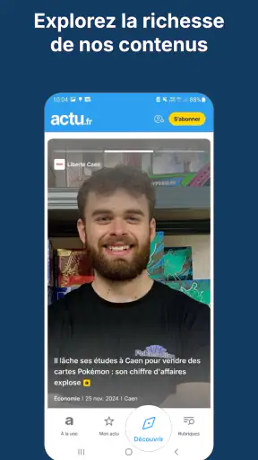 Actu screenshot
