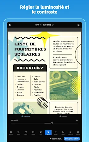 Adobe Scan : scanner PDF, OCR screenshot