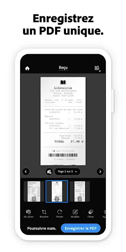 Adobe Scan : scanner PDF, OCR screenshot
