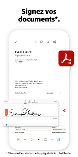 Adobe Scan : scanner PDF, OCR screenshot