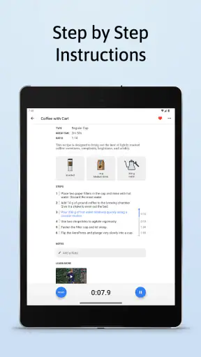 Aeromatic: AeroPress Recipes screenshot