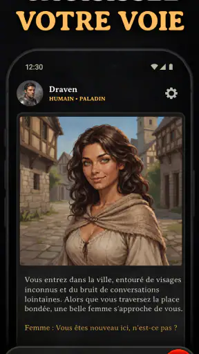 AI Dungeon Master & JDR Fablia screenshot