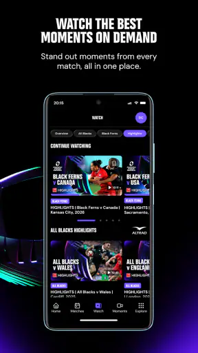 All Blacks & Black Ferns Rugby screenshot