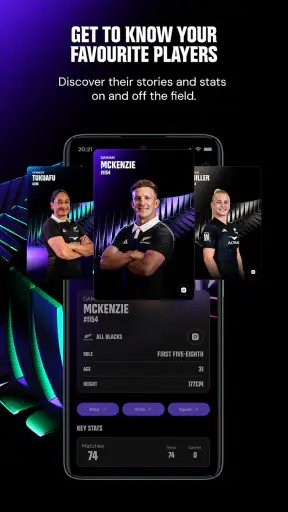 All Blacks & Black Ferns Rugby screenshot