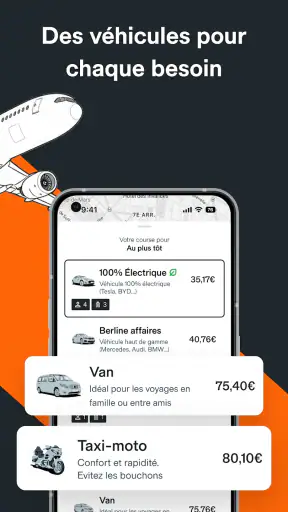 Allocab : Réservez VTC & Taxi screenshot