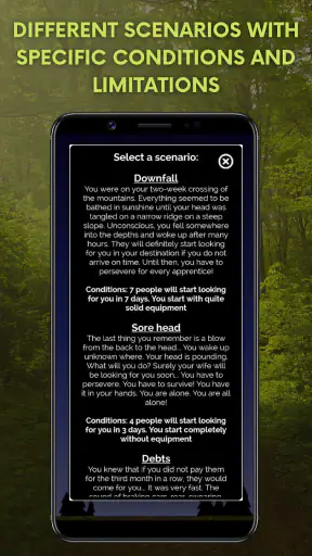 Alone (survival simulator) screenshot