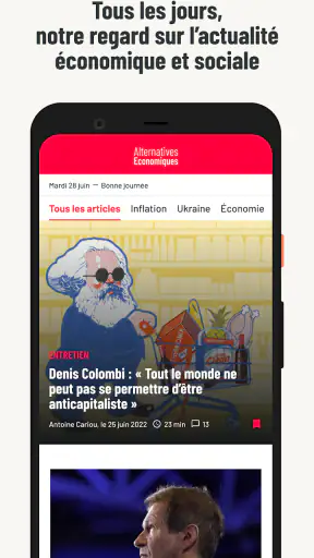 Alternatives Economiques screenshot