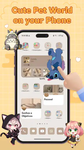 Anime Shimeji, Pet On Screen screenshot