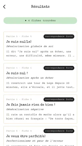 App du Détective : comprendre screenshot