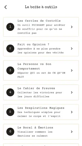 App du Détective : comprendre screenshot