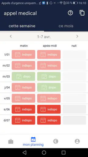Appel Médical screenshot