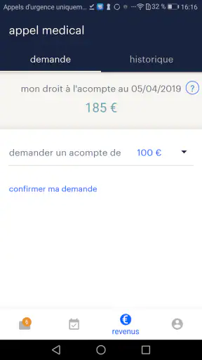 Appel Médical screenshot