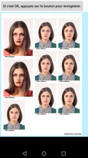 Appli photo d'identité screenshot