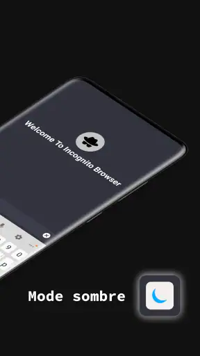 Application navigateur privé screenshot