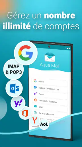 Aqua Mail, rapide et sécurisé screenshot