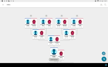 Arbre Familial de FamilySearch screenshot