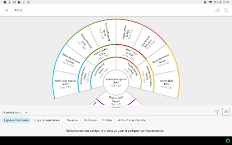 Arbre Familial de FamilySearch screenshot