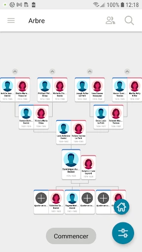 Arbre Familial de FamilySearch screenshot