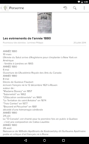 Arbre Familial de FamilySearch screenshot