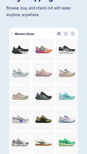 ASICS screenshot