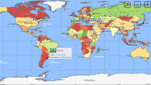 Atlas mondial MxGeo Pro screenshot