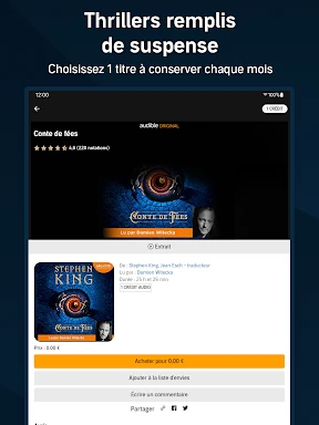 Audible: Livres Audio, Podcast screenshot