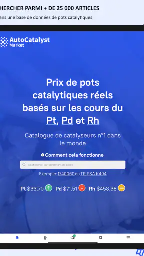 Auto Catalyst Market app screenshot