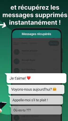 AUTO: Récupérez les messages screenshot