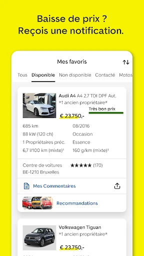 AutoScout24: Achat de voiture screenshot
