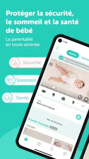 Babyphone intelligent CuboAi screenshot
