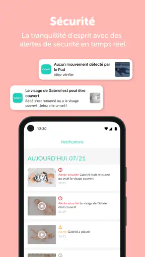 Babyphone intelligent CuboAi screenshot