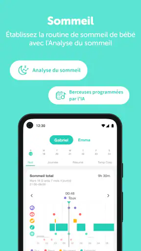 Babyphone intelligent CuboAi screenshot