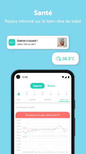 Babyphone intelligent CuboAi screenshot