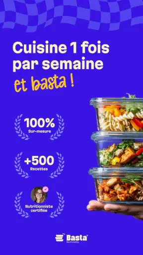 Basta Batchcooking - meal prep screenshot
