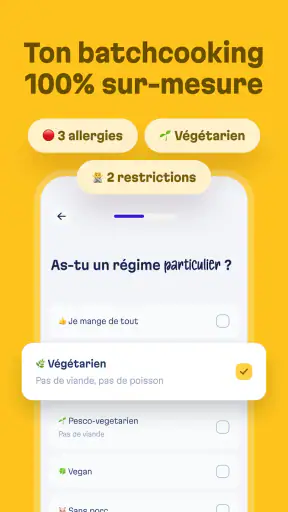 Basta Batchcooking - meal prep screenshot