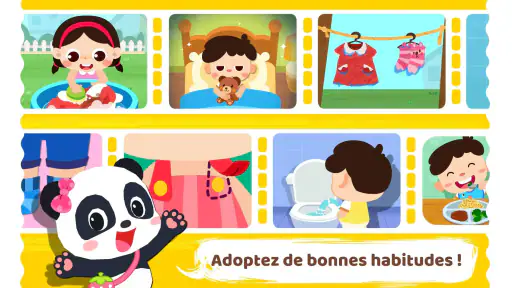 Bébé Panda Habitudes Du Jour screenshot