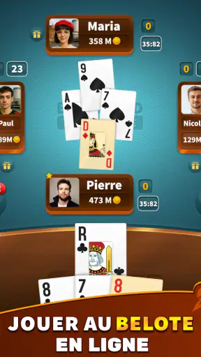 Belote - Rami Online HD screenshot