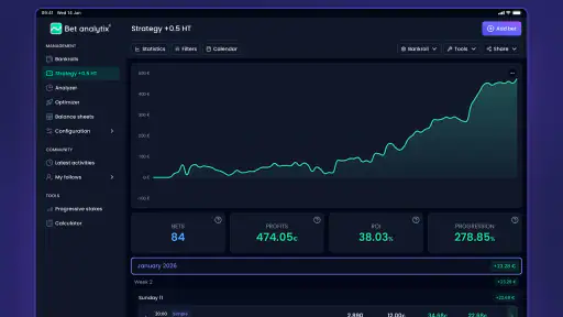 Bet-Analytix : Suivis de paris screenshot