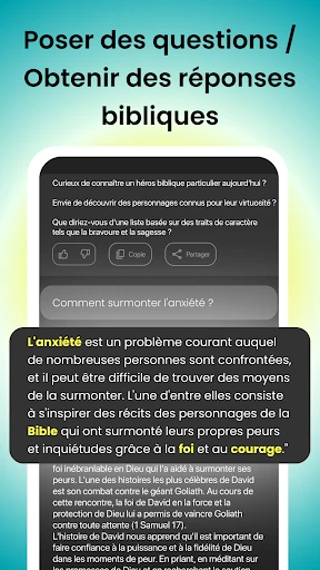 Bible Chat - La Sainte Bible screenshot