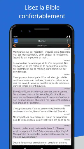 Bible en français Louis Segond screenshot