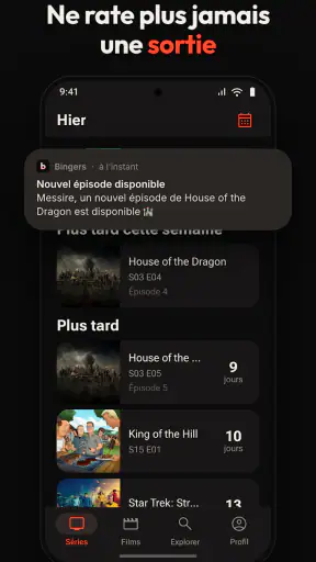Bingers : séries et films screenshot