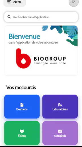 Biogroup screenshot