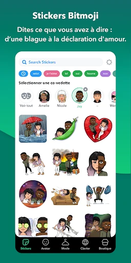 Bitmoji screenshot