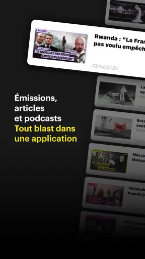 Blast, le souffle de l'info screenshot