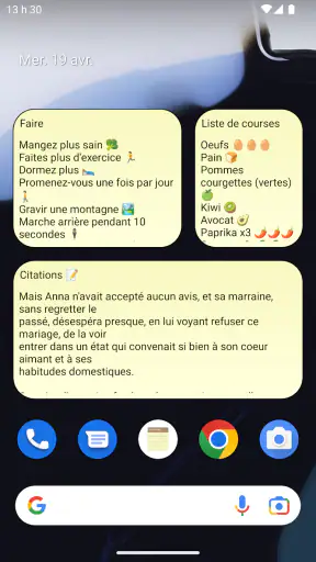 Bloc-notes - notes simples screenshot