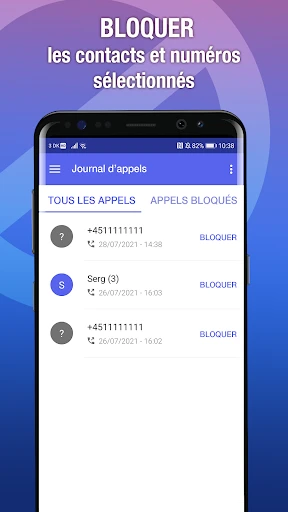 Bloqueur d'Appels – Blocage screenshot