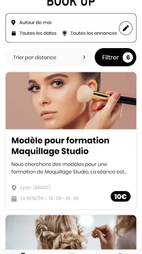 BOOK UP - Réservation modèles screenshot