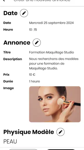 BOOK UP - Réservation modèles screenshot